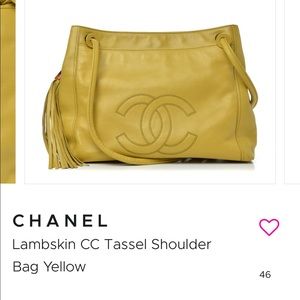 Chanel vintage tassel shoulder bag